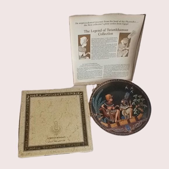 The Legend of Tutan Khamed and His Princess 1991 Collection Plate #1 - Picture 5 of 5